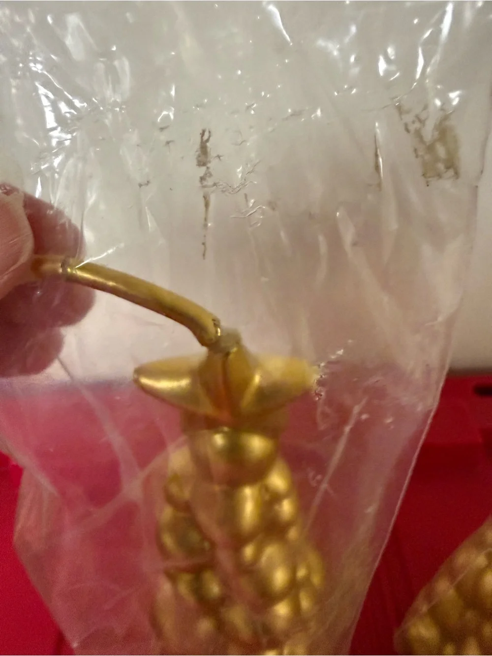 New Neiman Marcus Gold Decorative Christmas Tree Candles Set of 2